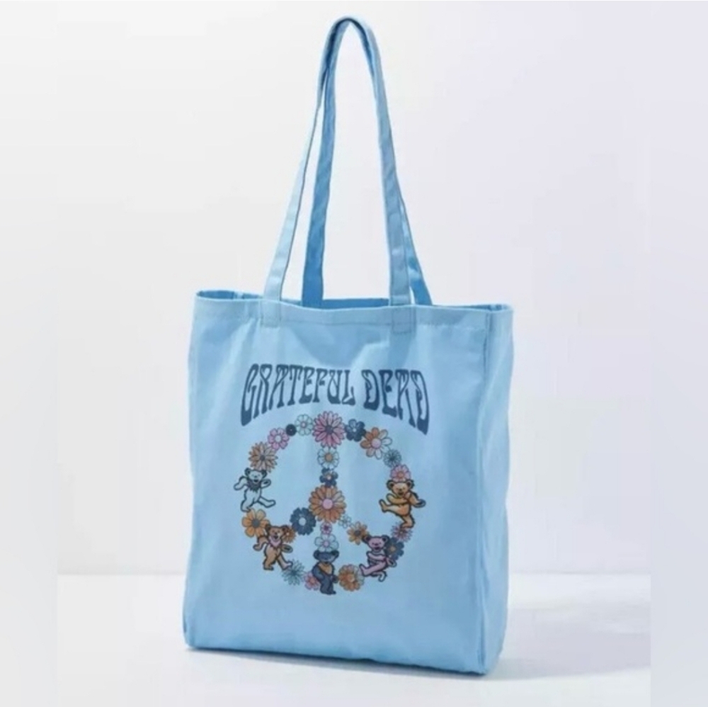 AEO Grateful Dead Large Canvas Tote NEW